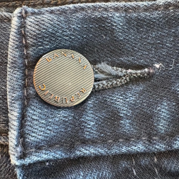 Banana Republic Men’s Athletic Tapered Fit Dark Wash Stretch Jeans 38x32 - Picture 6 of 8